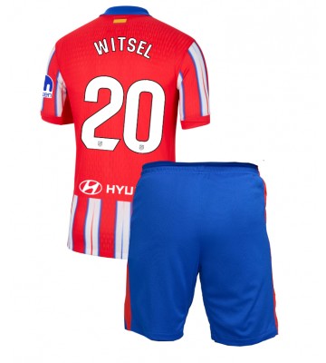 Atletico Madrid Axel Witsel #20 Primera Equipación Niños 2024-25 Manga Corta (+ Pantalones cortos)